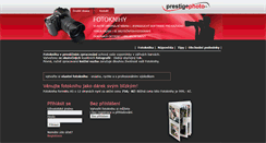 Desktop Screenshot of fotokniha.photoprestige.cz